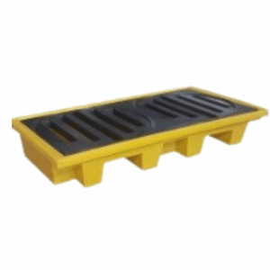 PALLETS DE CONTENÇÃO P/ 2 TAMBORES 75L
