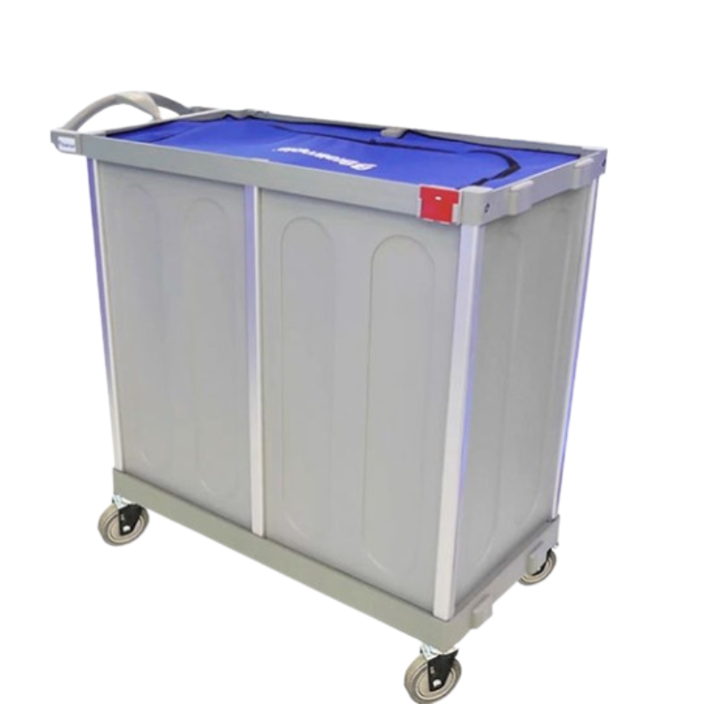 CARRO HAMPER COM FECHAMENTO