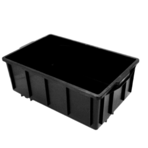 CAIXA PLÁSTICA EMPILHAVÉL INJETADA EM PLÁSTICO