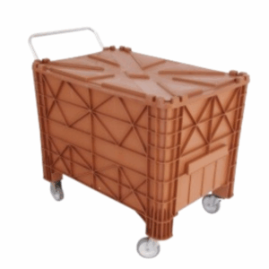 CAIXA COMPLETA C/RODAS E ALÇA 370L