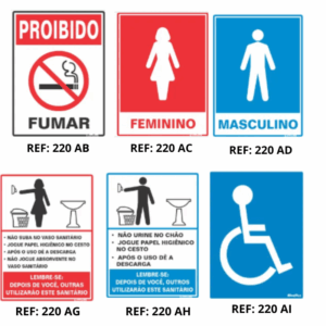 PLACAS POLIESTILENO INFORMATIVA 15X20CM