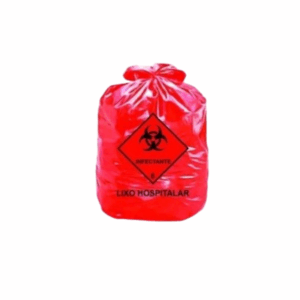 SACO INFECTANTE VERMELHO 60L