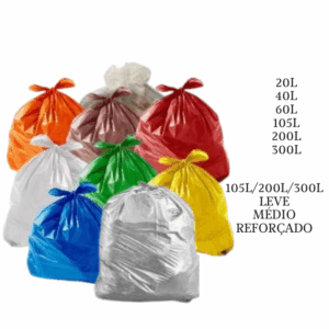 SACOS P/ LIXO COLORIDOS